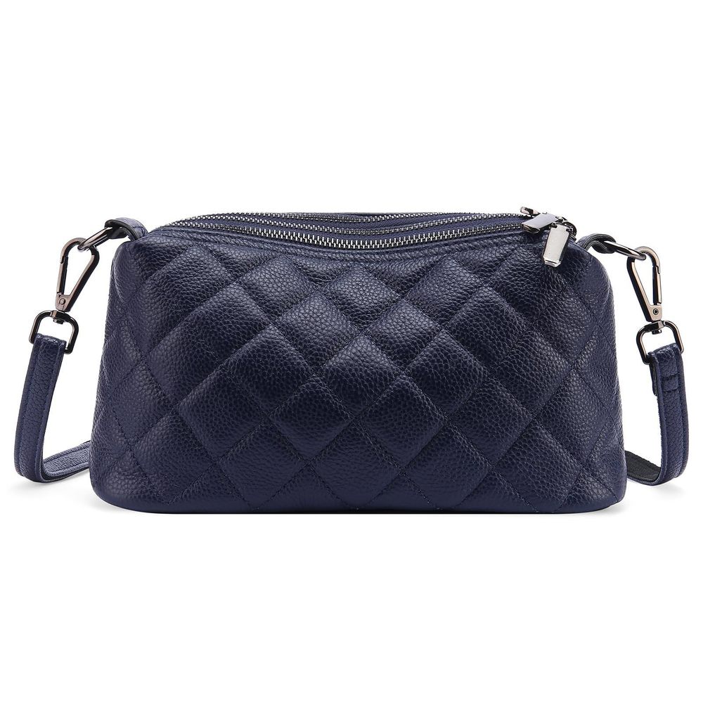 Quilted Crossbody Bags Small Genuine Leather Camera Bag Purse With xD